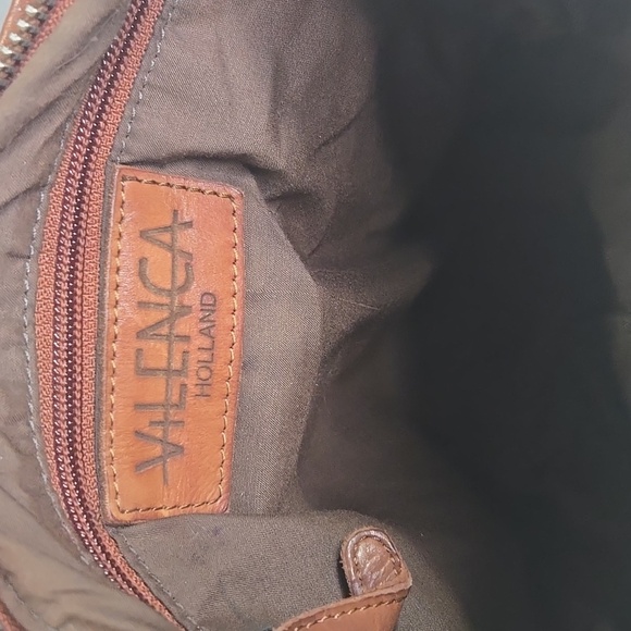 Vilenca Holland Brown Woven Crossbody Shoulder Bag - Picture 8 of 8